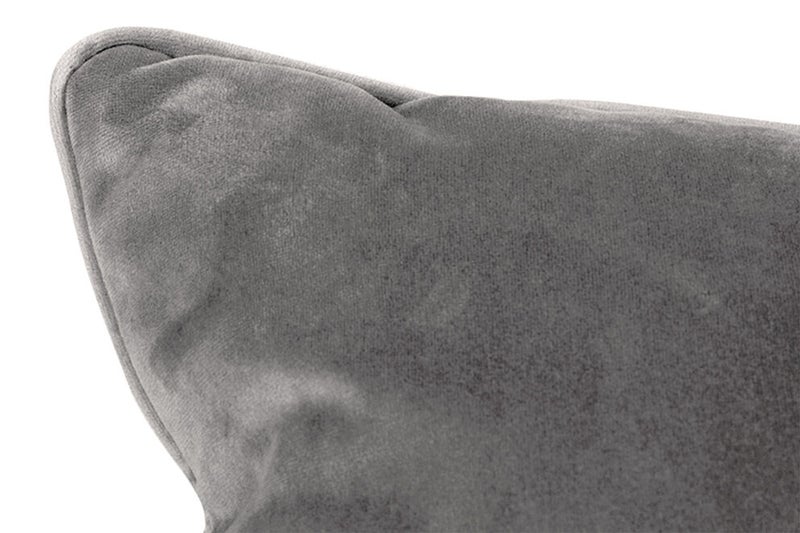 Fatboy Square Cushion Velvet (50 x 50 x 5 cm, Grey) – Super Soft, Pilling-Resistant, Made with Recycled Materials, Indoor Use, Perfect for Bean Bags/Poufs, Hugh Hefner Approved - Image 4